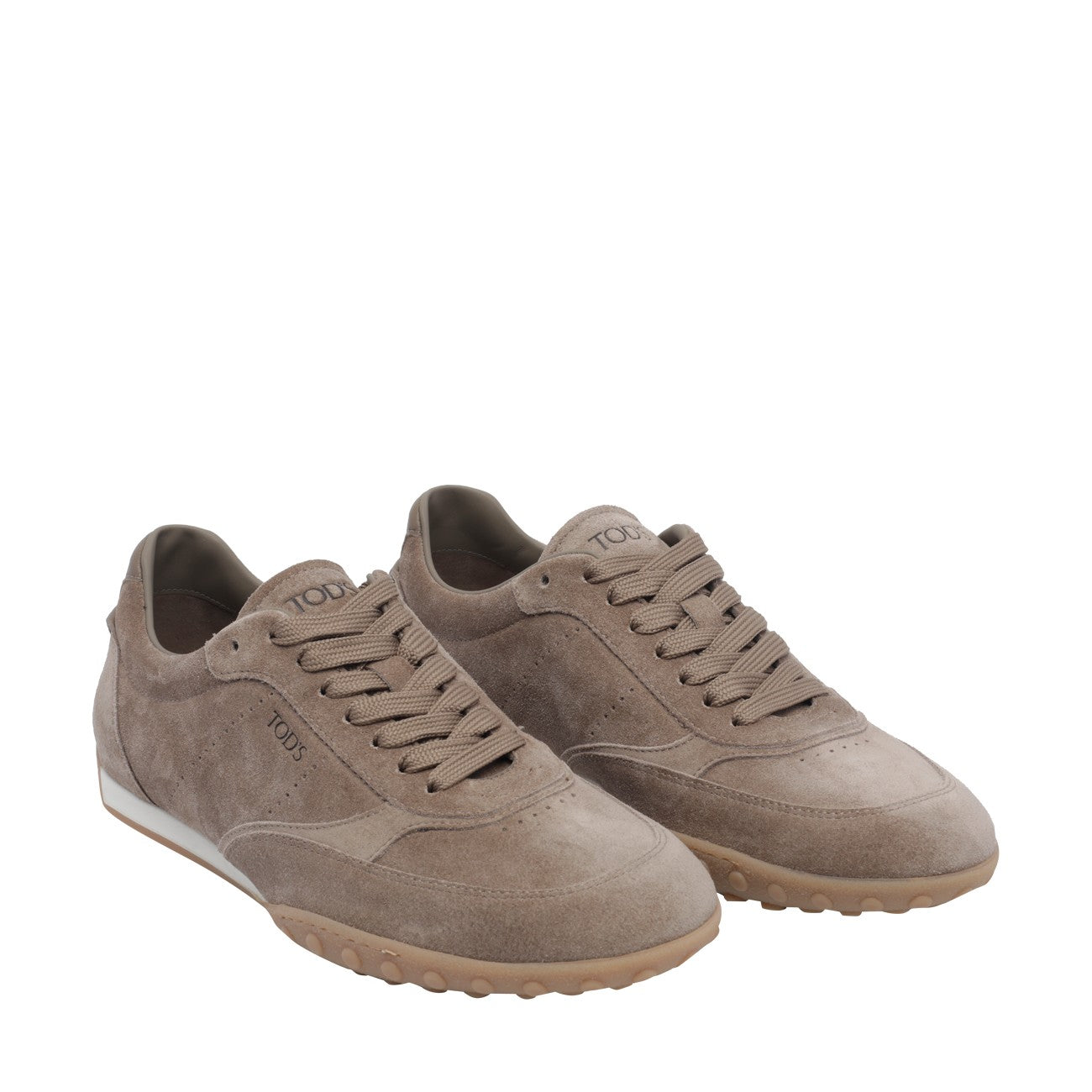 Tod's Men Logo Suede Sneakers