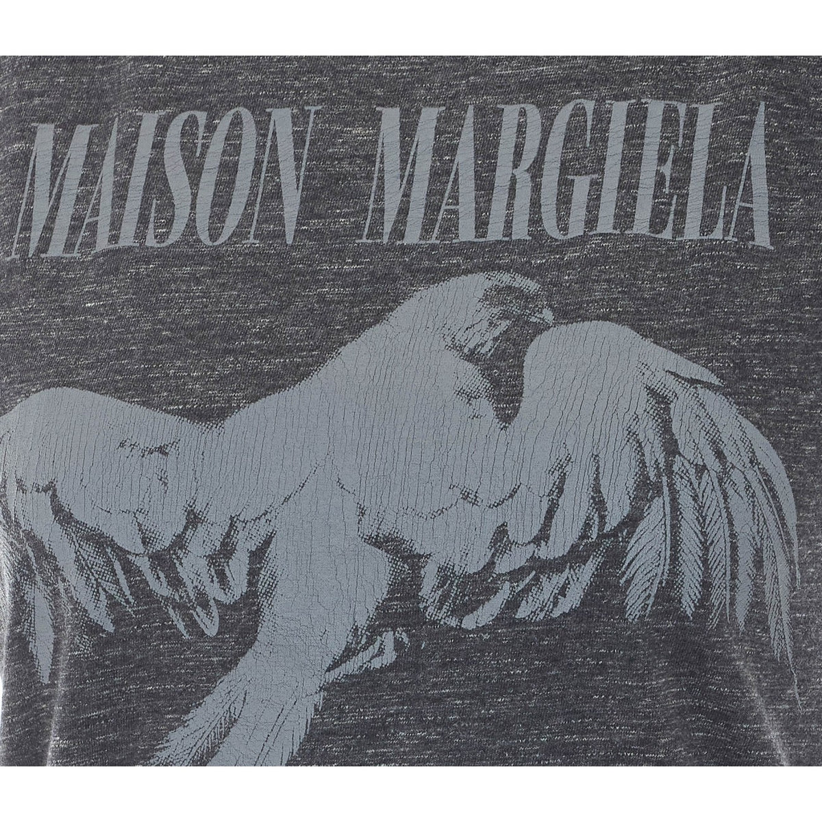 Maison Margiela Women Logo T-Shirt With Bird Print MAISON MARGIELA