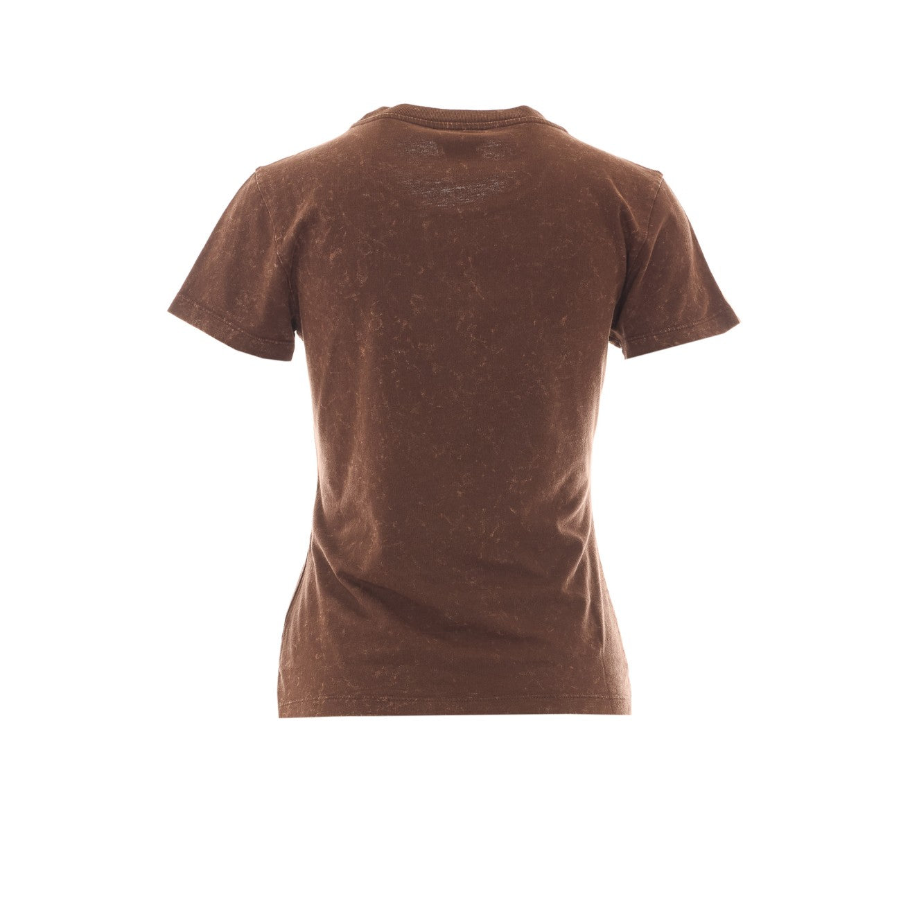 Ganni Women Logo T-Shirt With Blue Banana Print GANNI