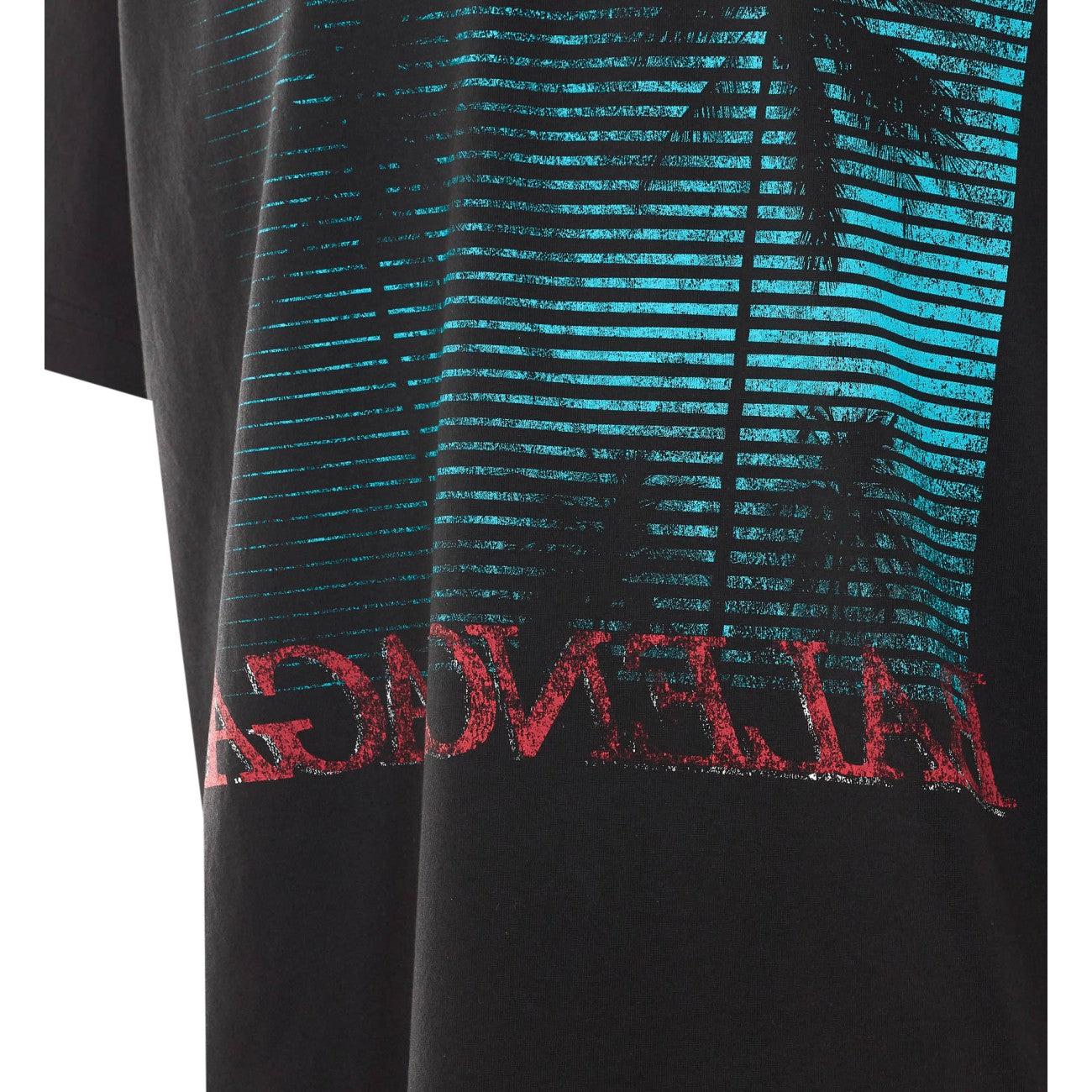 Balenciaga Men Logo T-Shirt With Palm Tree Print BALENCIAGA