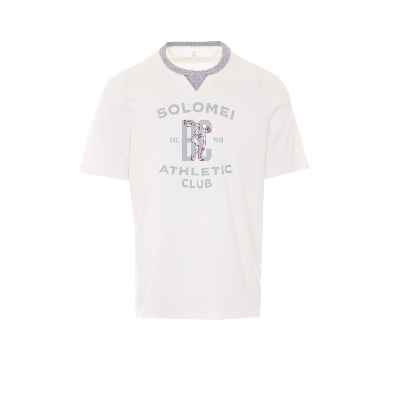 Brunello Cucinelli Men Logo T-Shirt BRUNELLO CUCINELLI