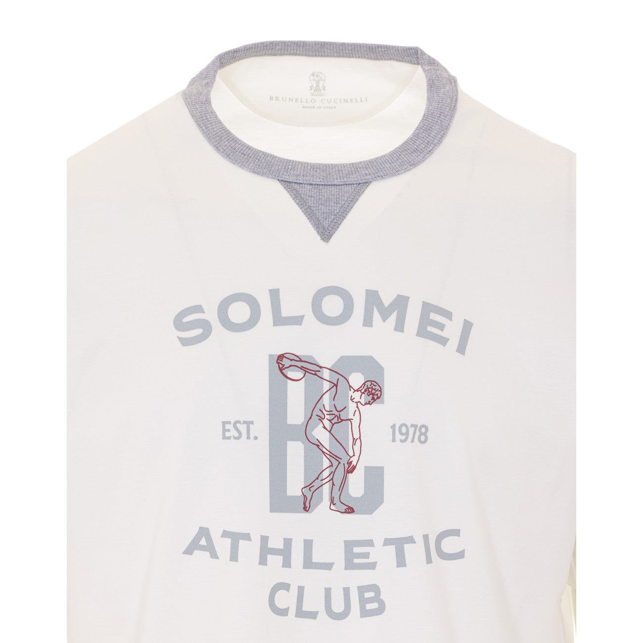 Brunello Cucinelli Men Logo T-Shirt BRUNELLO CUCINELLI