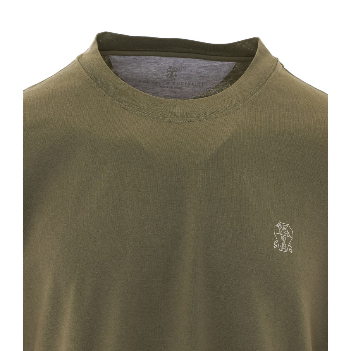 Brunello Cucinelli Men Logo T-Shirt BRUNELLO CUCINELLI
