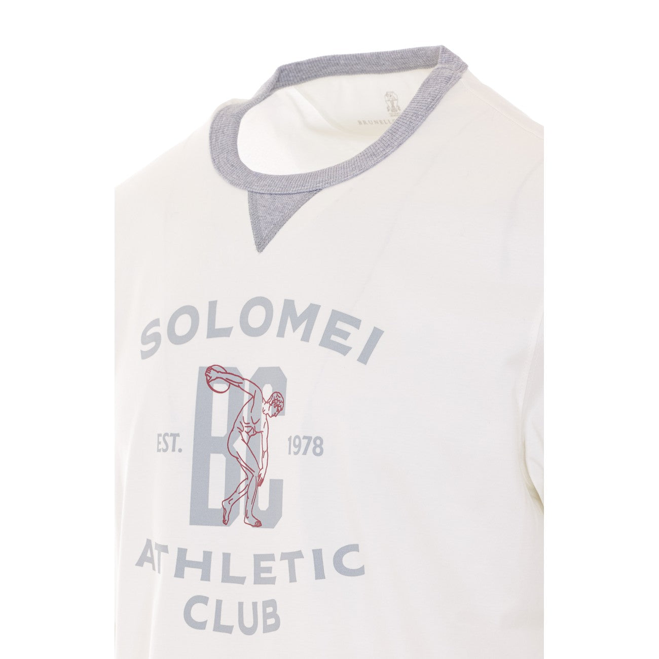 Brunello Cucinelli Men Logo T-Shirt BRUNELLO CUCINELLI