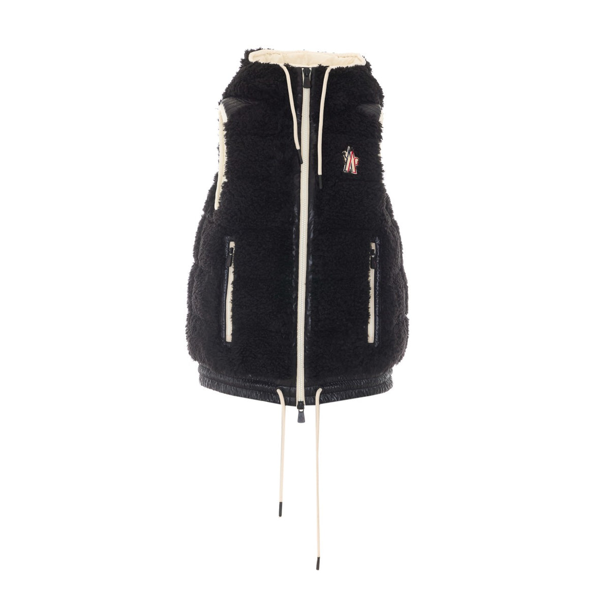 Moncler Men Logo Teddy Vest MONCLER