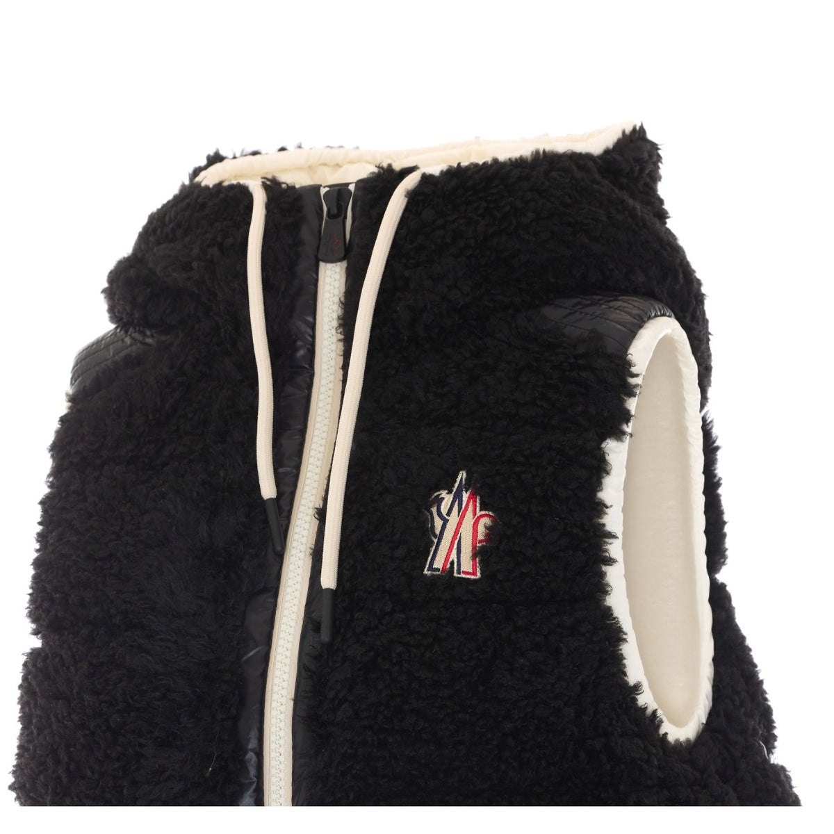 Moncler Men Logo Teddy Vest MONCLER