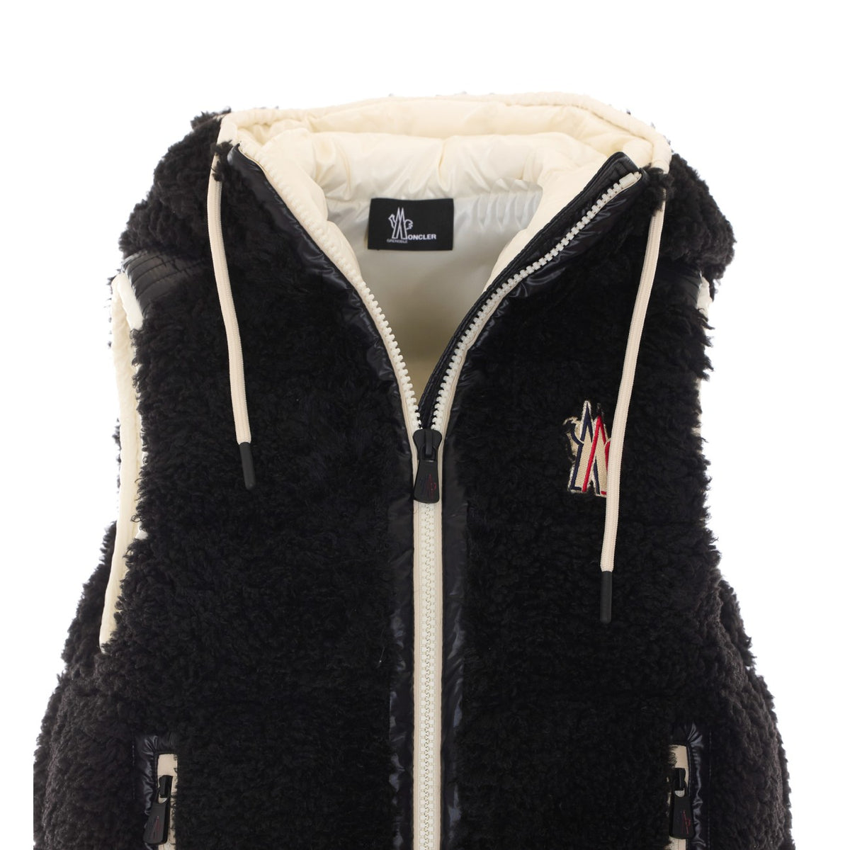 Moncler Men Logo Teddy Vest MONCLER