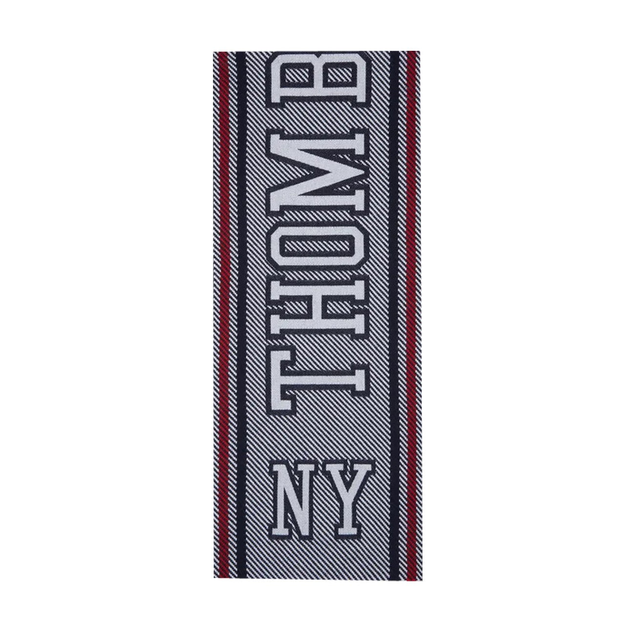 Thom Browne Men Logo Varsity Scarf THOM BROWNE