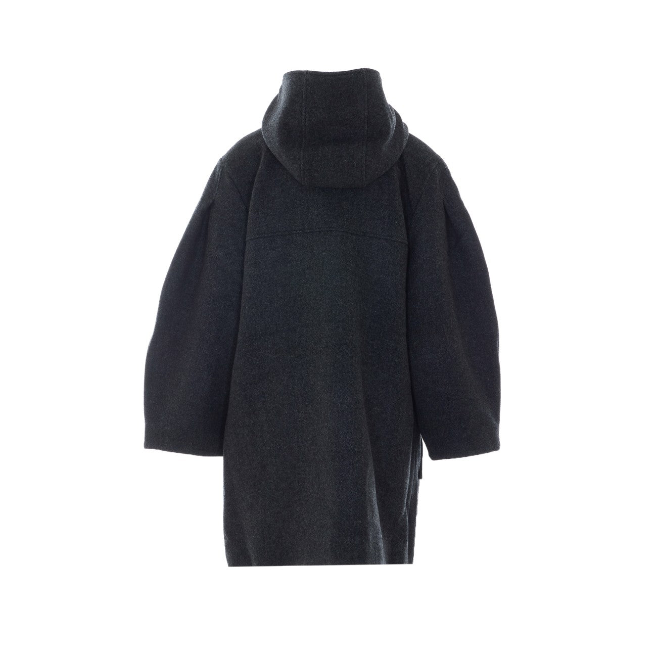 Ganni Women Logo Wool Peacoat GANNI
