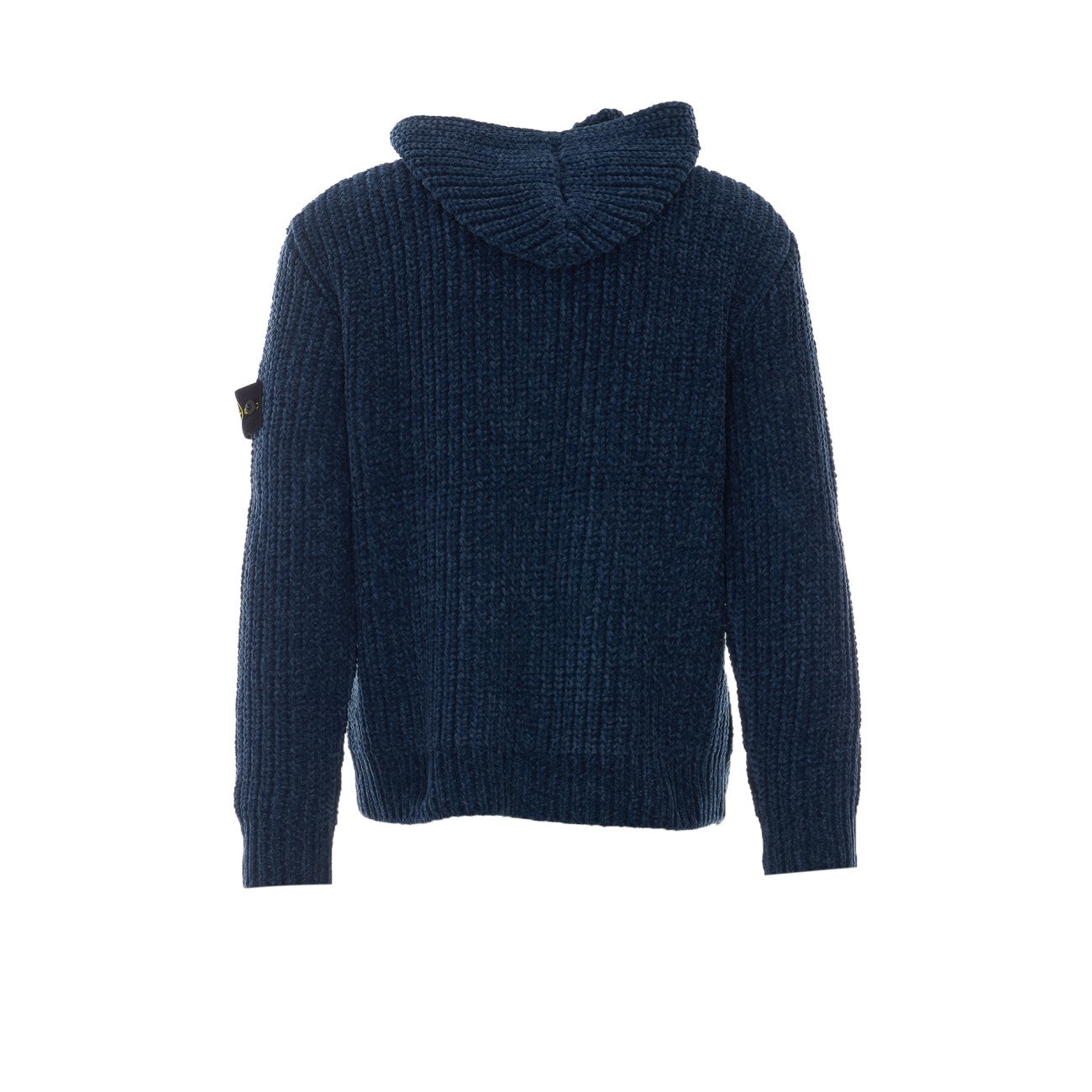 Stone Island Men Logo Zipped And Hooded Sweater STONE ISLAND
