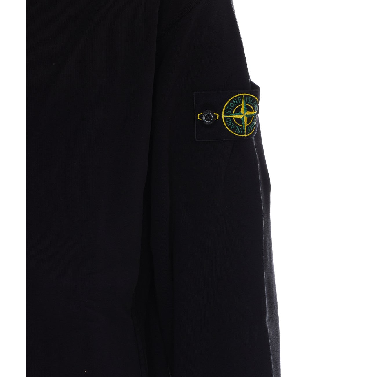 Stone Island Men Logo Zipped Hoodie STONE ISLAND