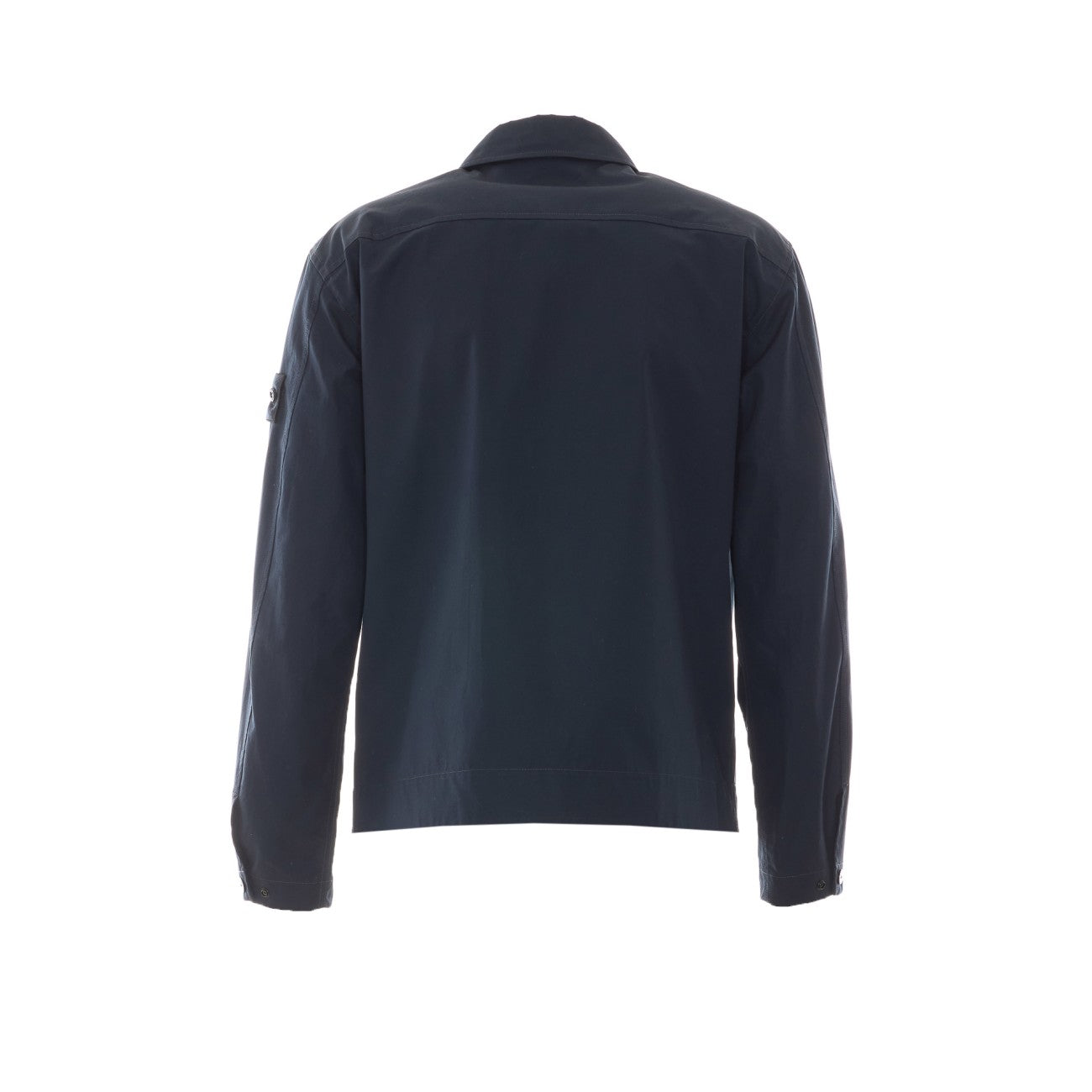 Stone Island Men Logo Zipped Overshirt STONE ISLAND