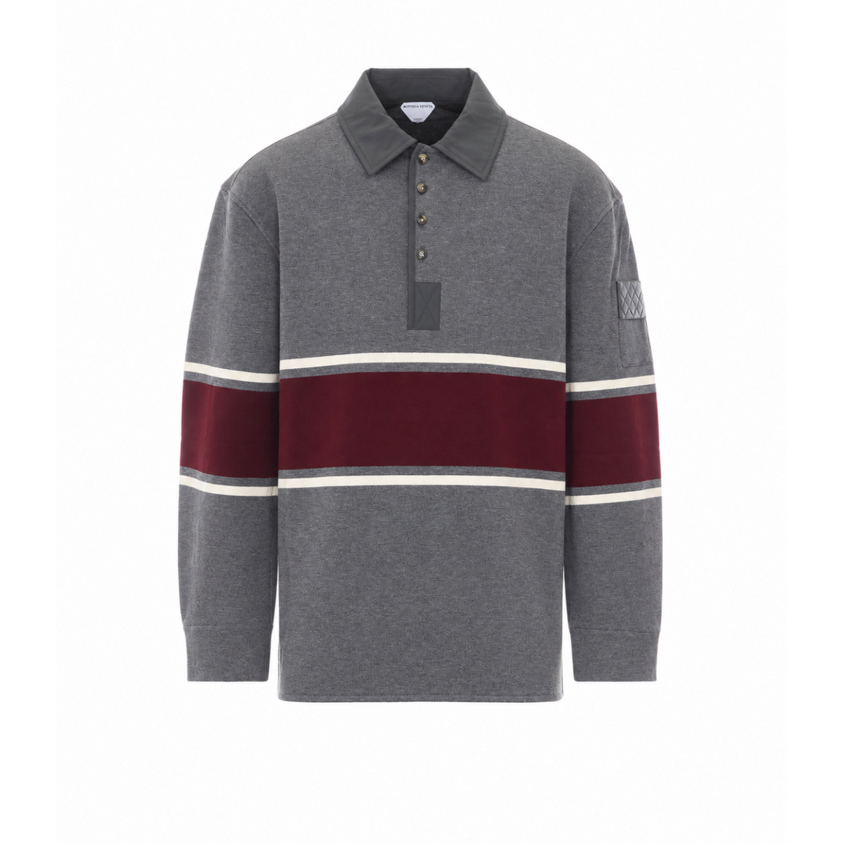 Bottega Veneta Men Long Sleeves Polo BOTTEGA VENETA