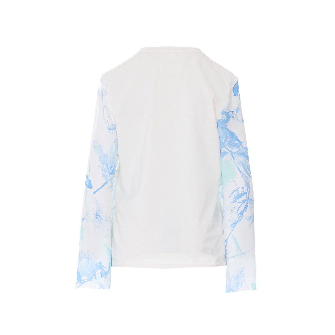 Maison Margiela Women Long Sleeves T-Shirt With Floral Print MAISON MARGIELA
