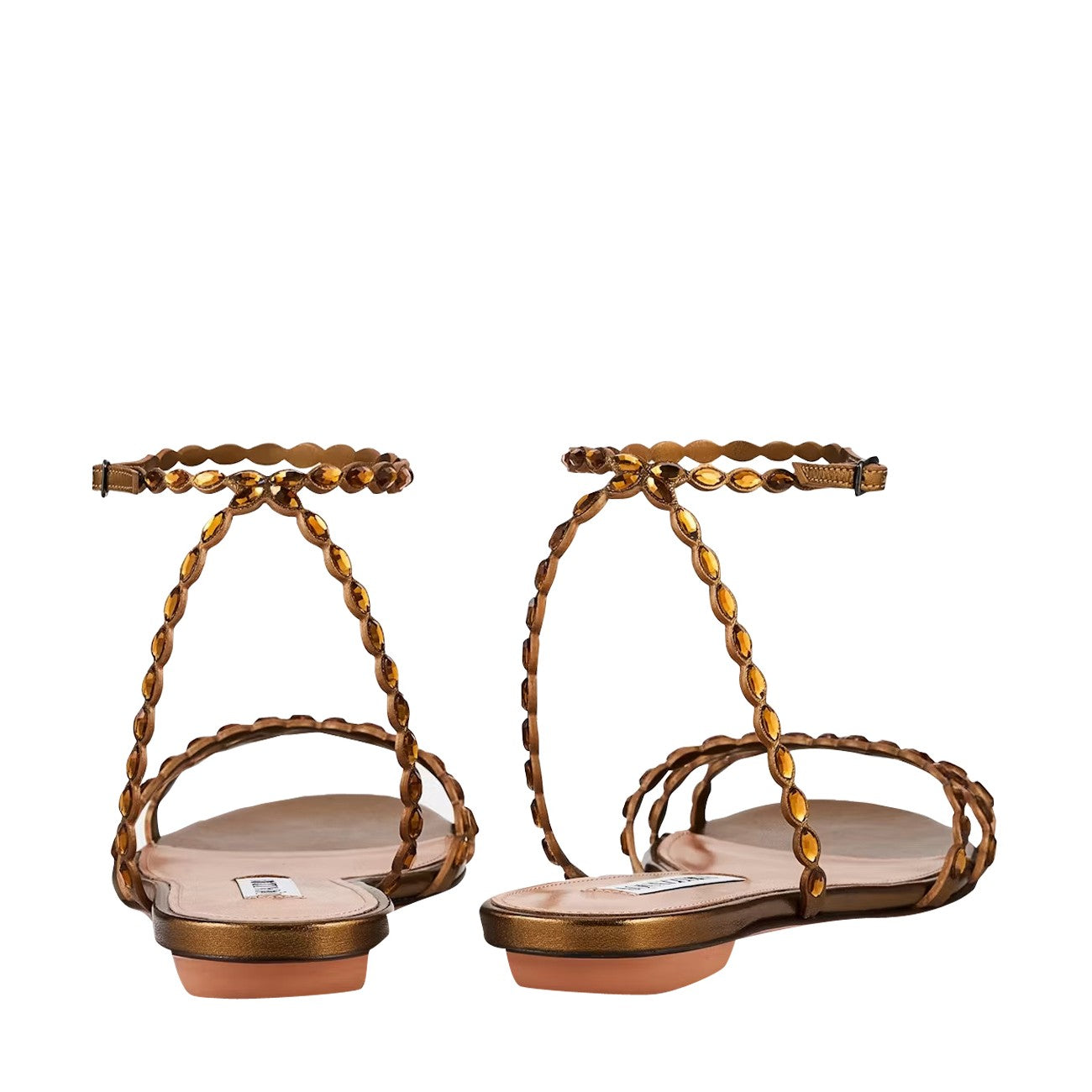Aquazzura Women Love Struck Flat Sandals AQUAZZURA