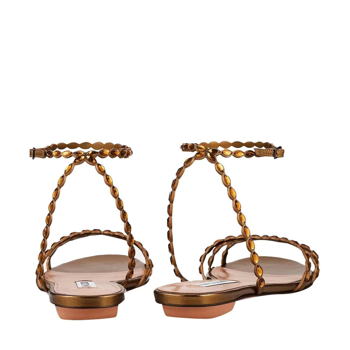 Aquazzura Women Love Struck Flat Sandals AQUAZZURA