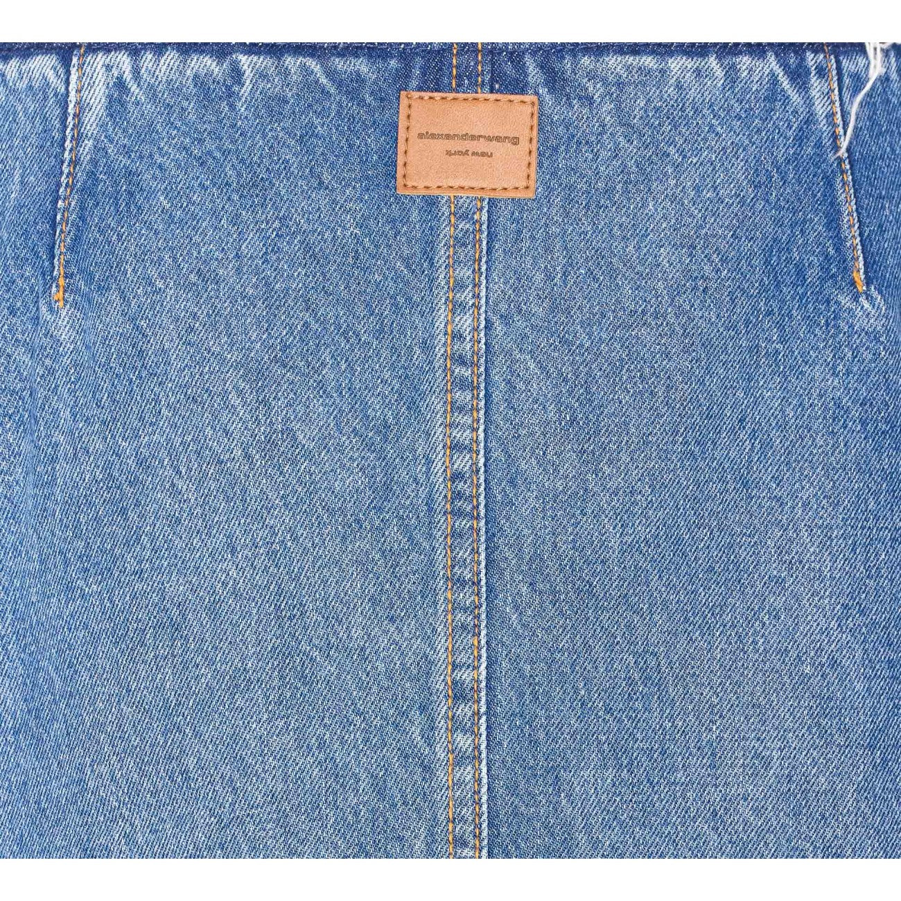 Alexander Wang Women Low Rise A Line Denim Skirt ALEXANDER WANG