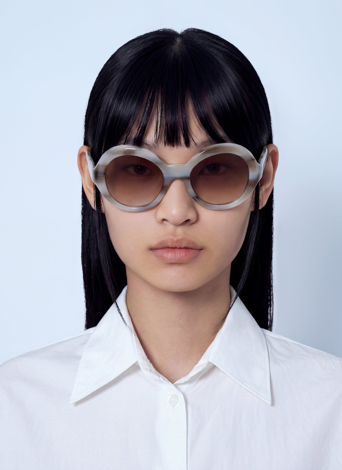 Prada Women Pr D08su Round Sunglasses PRADA