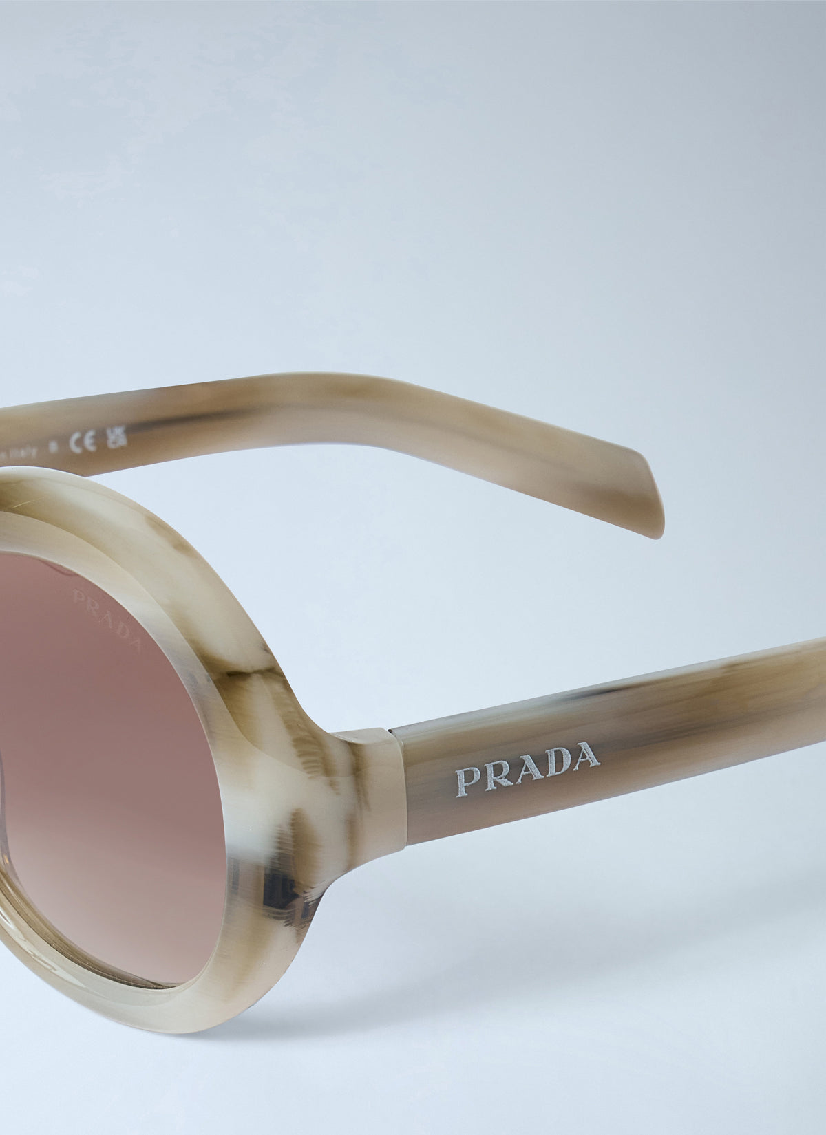 Prada Women Pr D08su Round Sunglasses PRADA
