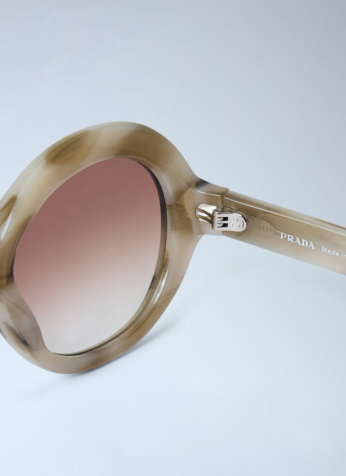 Prada Women Pr D08su Round Sunglasses PRADA