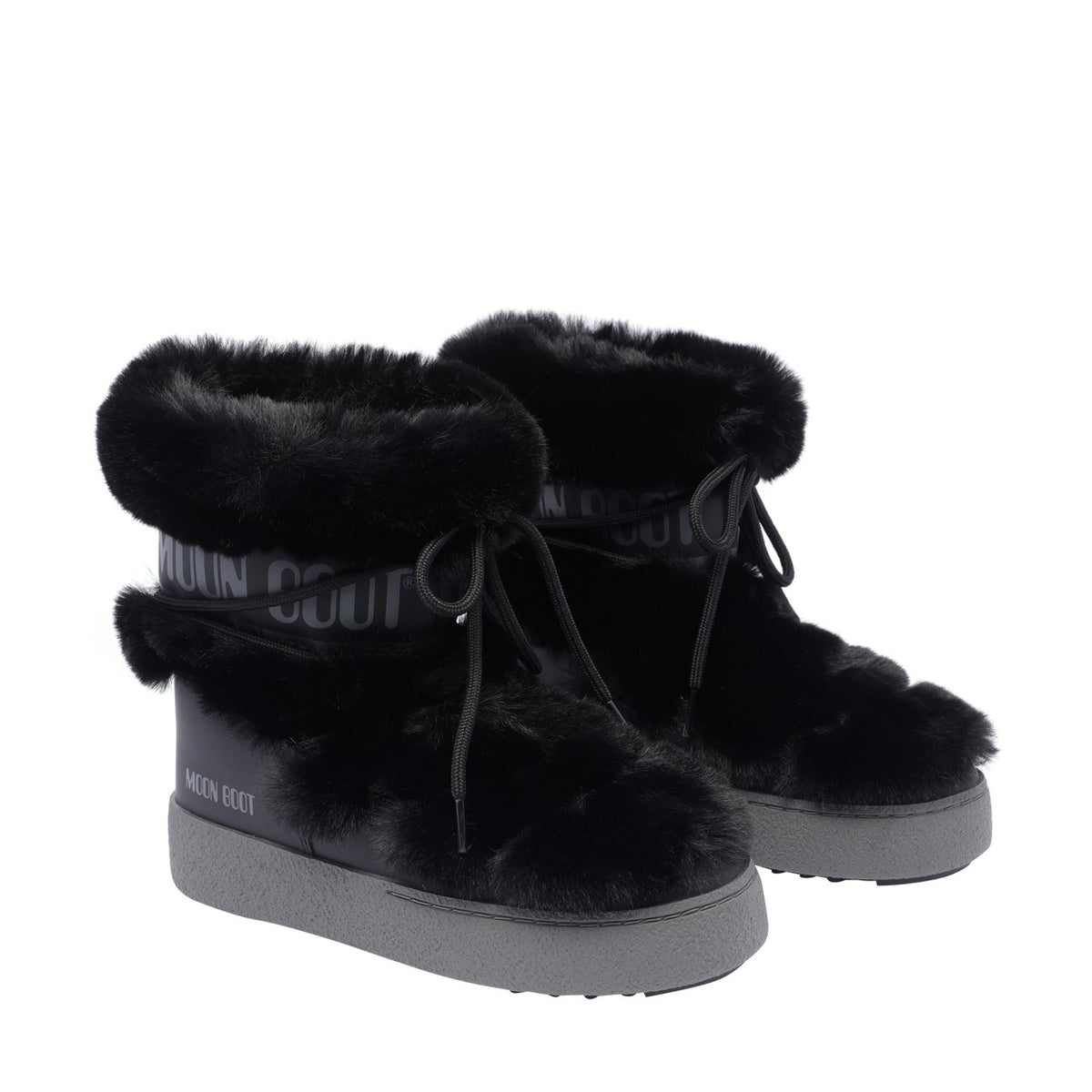 Moon Boot Women Ltrack Tube Faux Fur Booties MOON BOOT