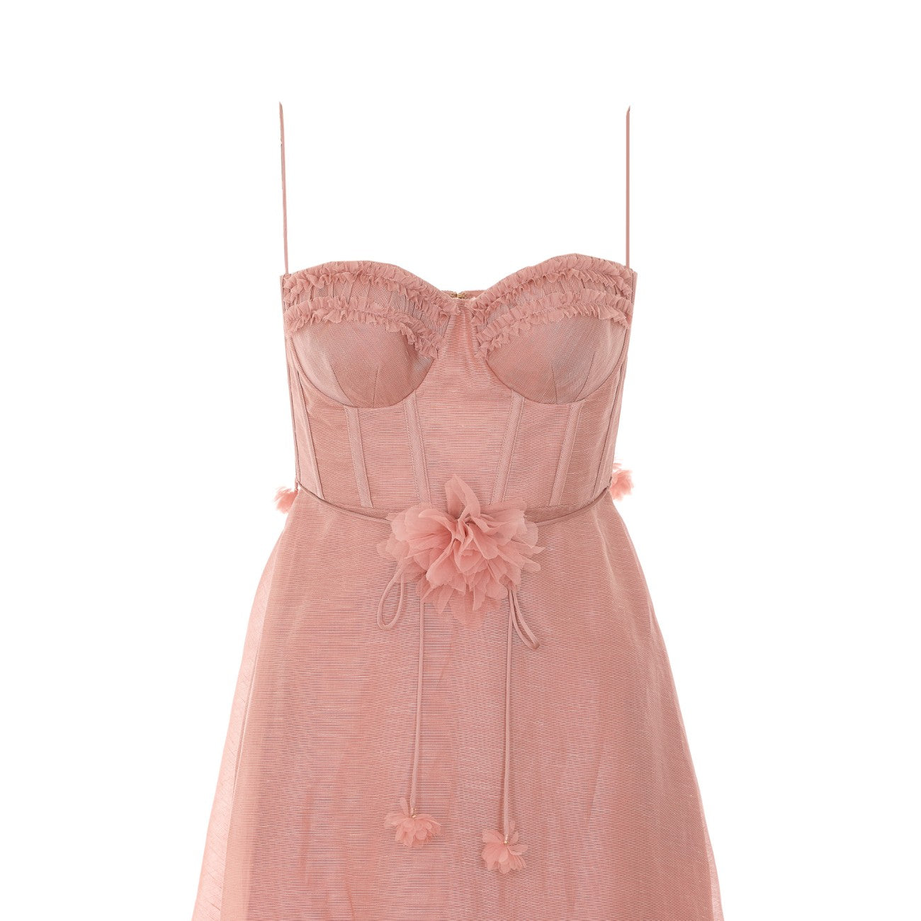 Zimmermann Women Luna Ruffle Midi Dress ZIMMERMANN