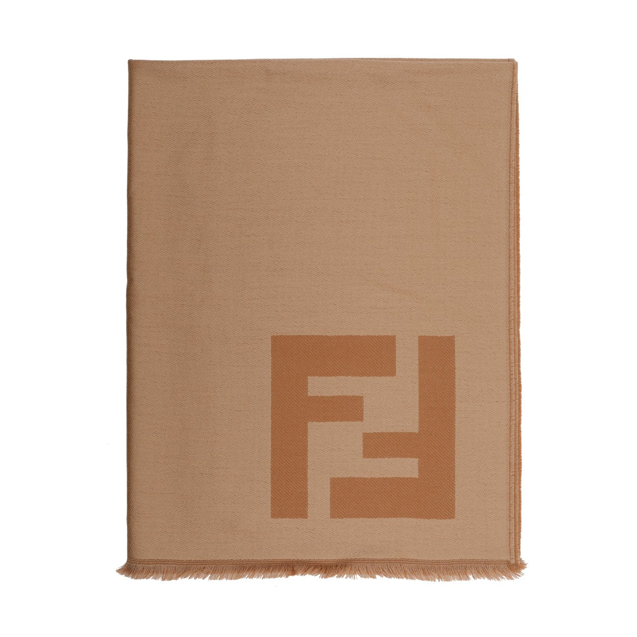 Fendi Men Macro Ff Motif Scarf FENDI
