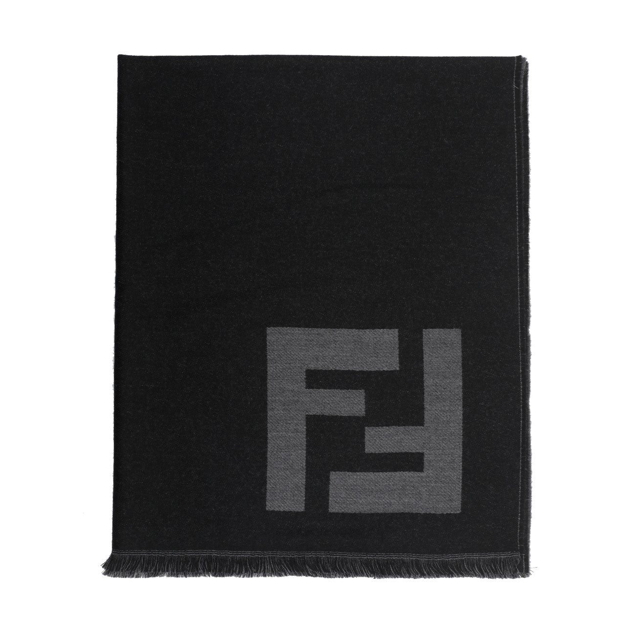 Fendi Men Macro Ff Motif Scarf FENDI