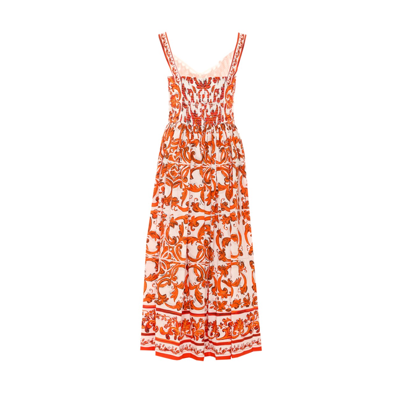 Dolce&Gabbana Women Maiolica Print Dress DOLCE & GABBANA