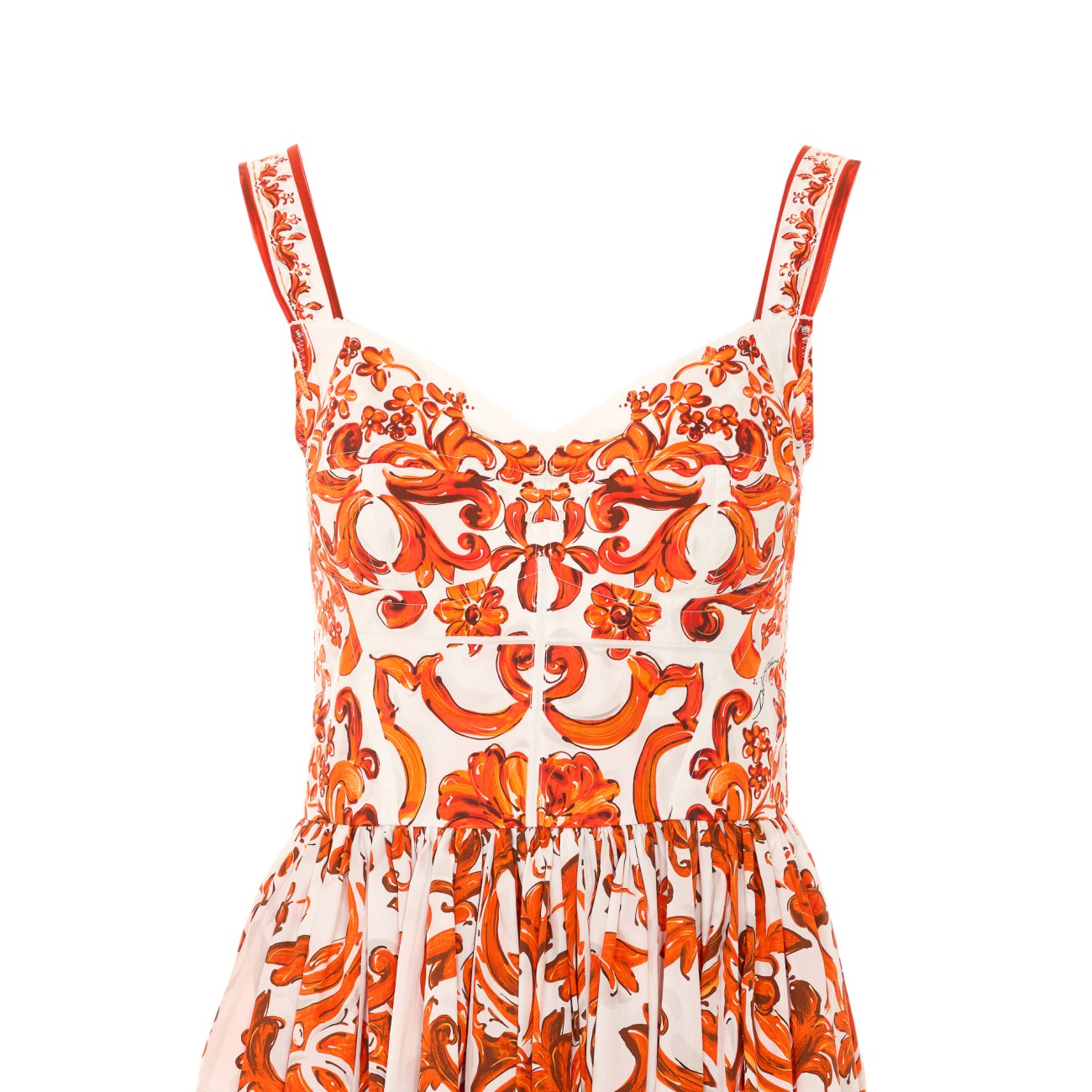 Dolce&Gabbana Women Maiolica Print Dress DOLCE & GABBANA