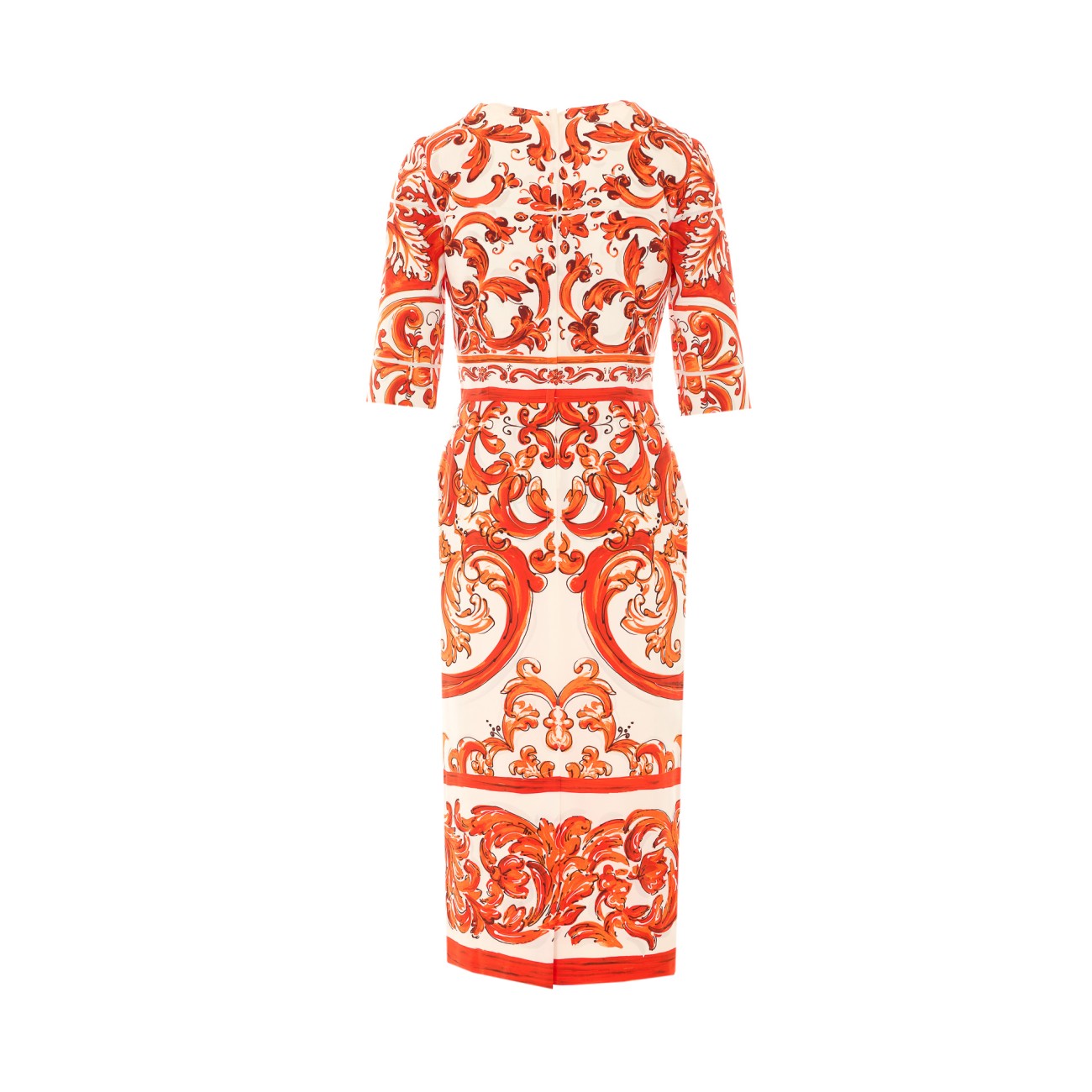 Dolce&Gabbana Women Maiolica Print Dress DOLCE & GABBANA