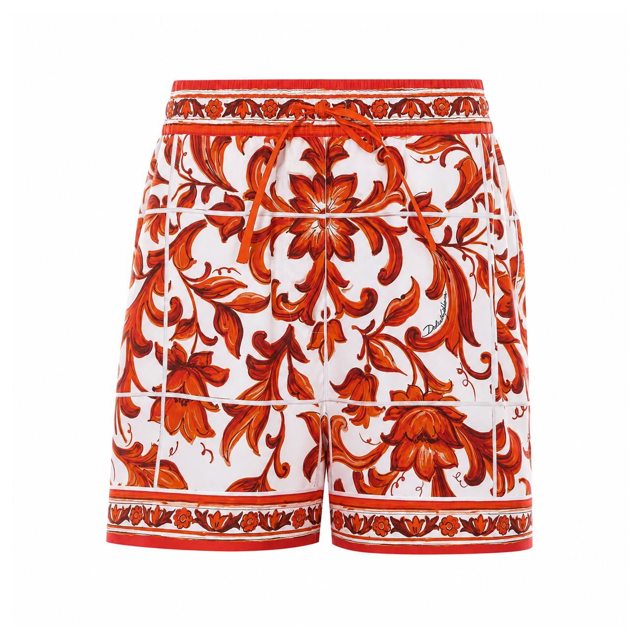 Dolce&Gabbana Women Maiolica Print Shorts DOLCE & GABBANA