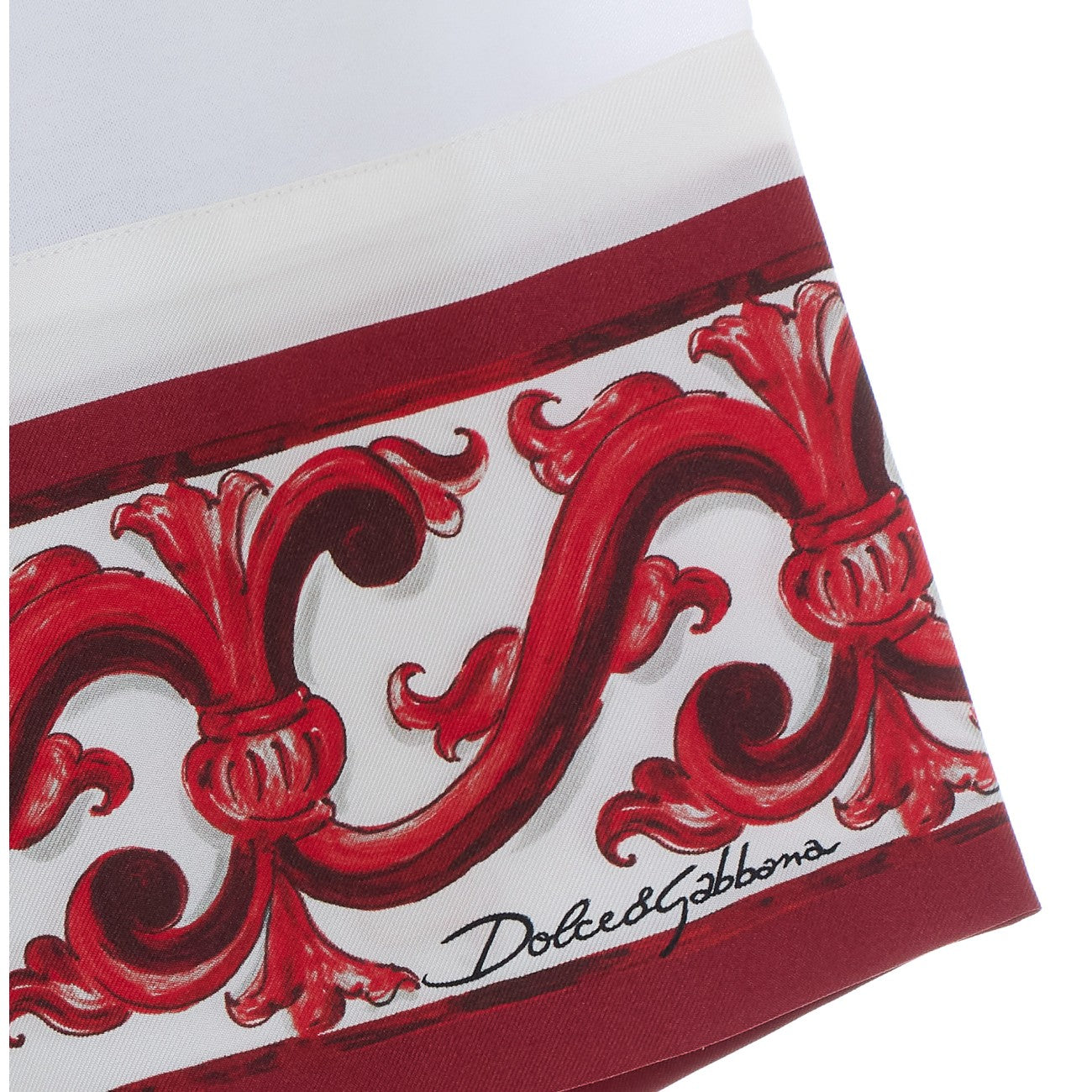 Dolce&Gabbana Men Maiolica Print T-Shirt DOLCE & GABBANA