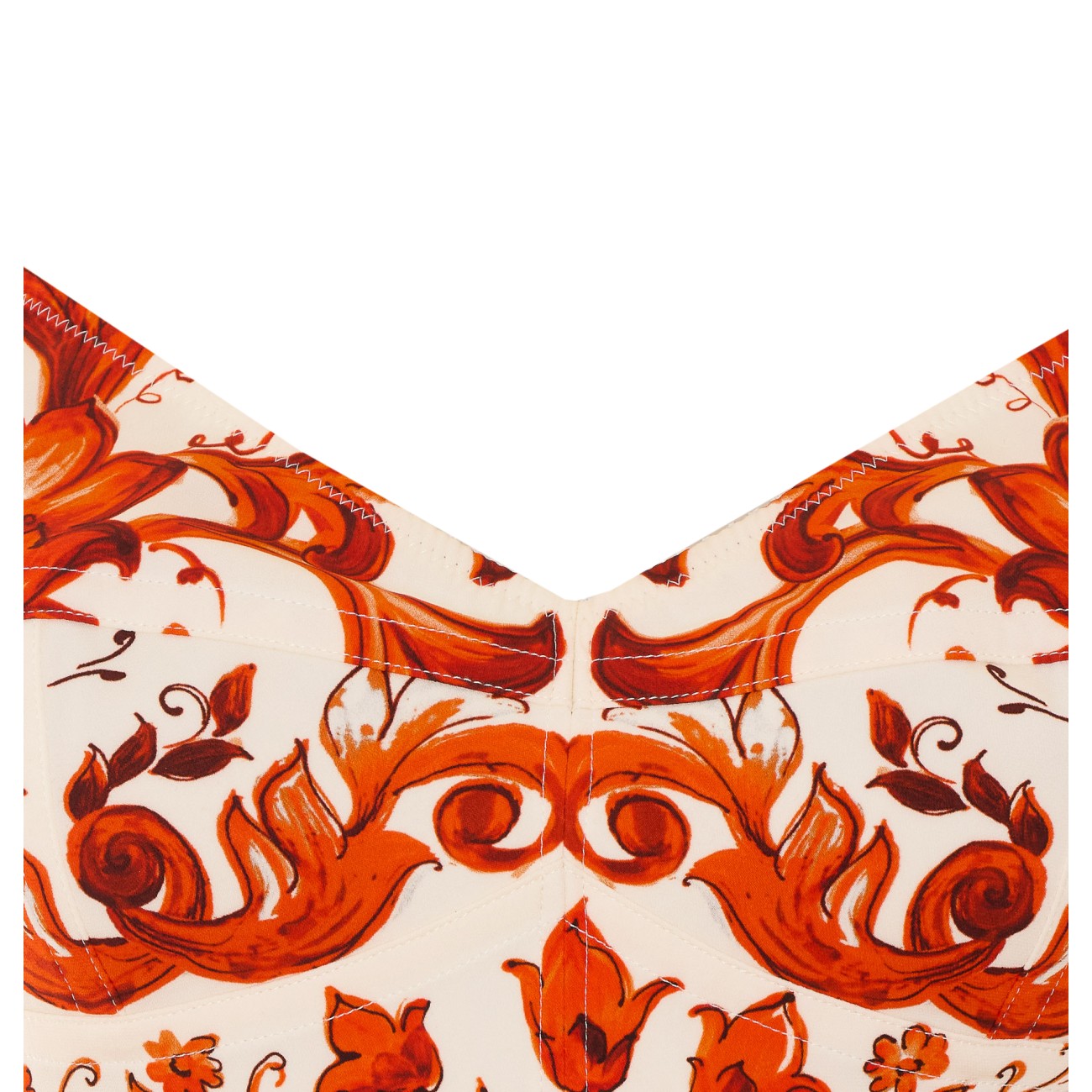 Dolce&Gabbana Women Maiolica Print Top DOLCE & GABBANA