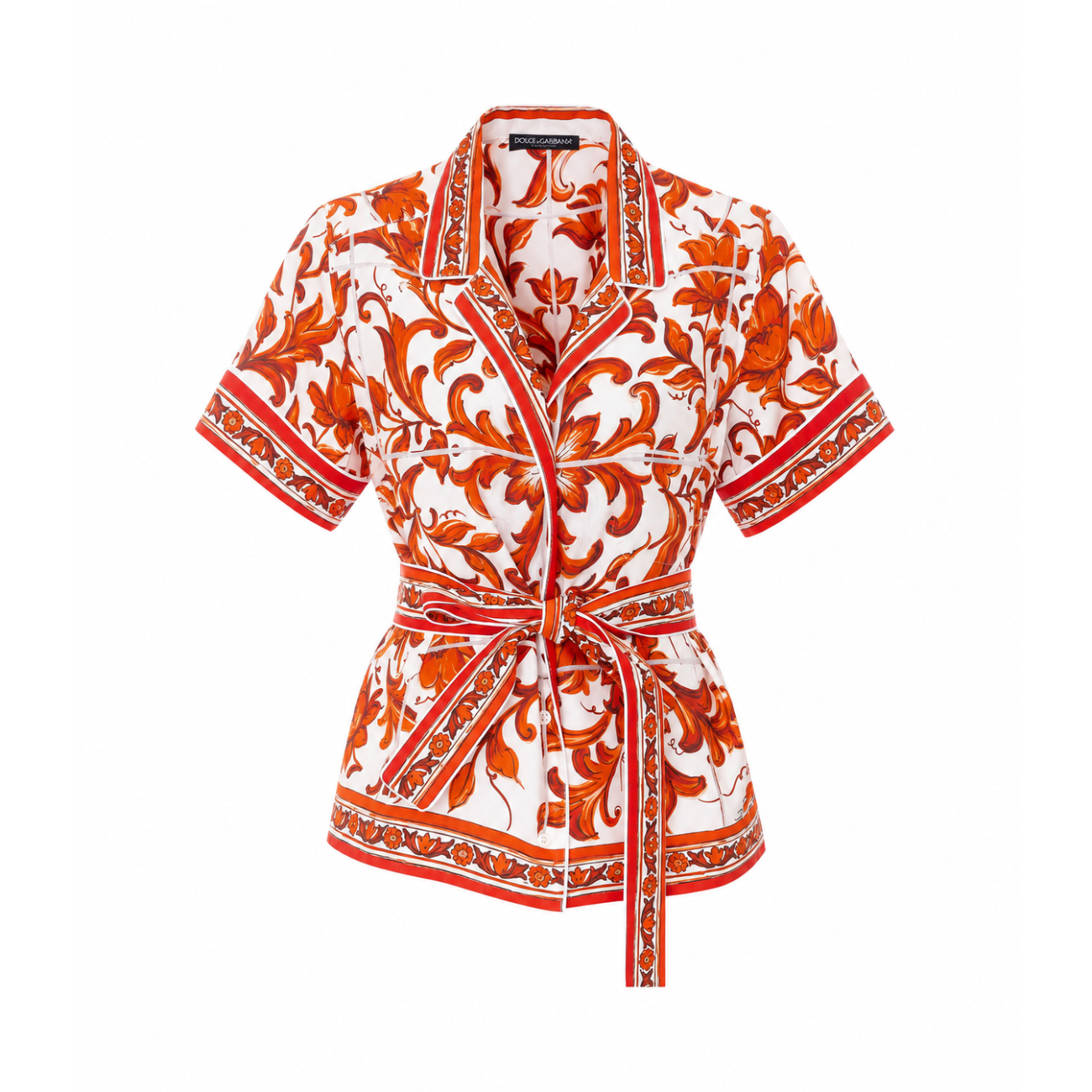 Dolce&Gabbana Women Maiolica Shirt DOLCE & GABBANA