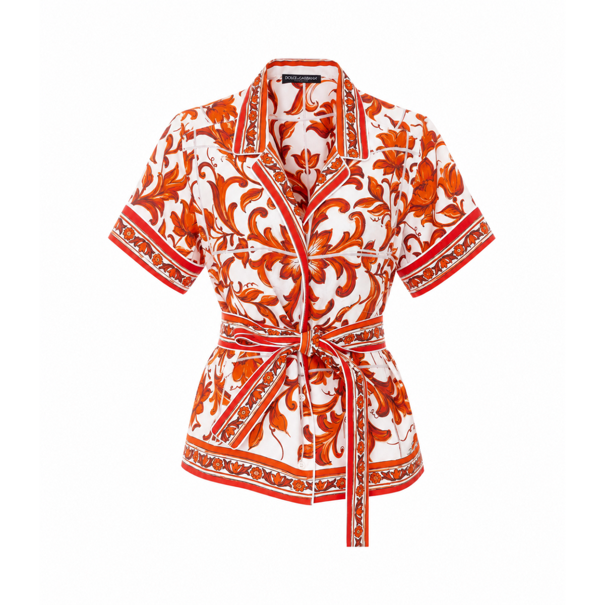 Dolce&Gabbana Women Maiolica Shirt DOLCE & GABBANA