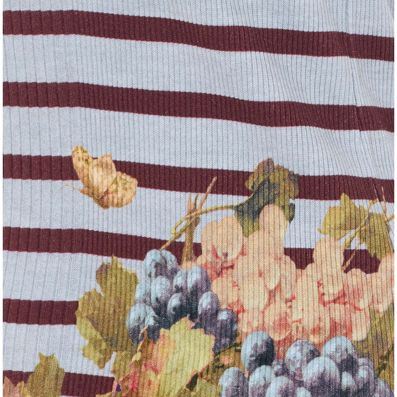 Jean Paul Gaultier Women Mariniere Grape Printed Tank Top JEAN PAUL GAULTIER