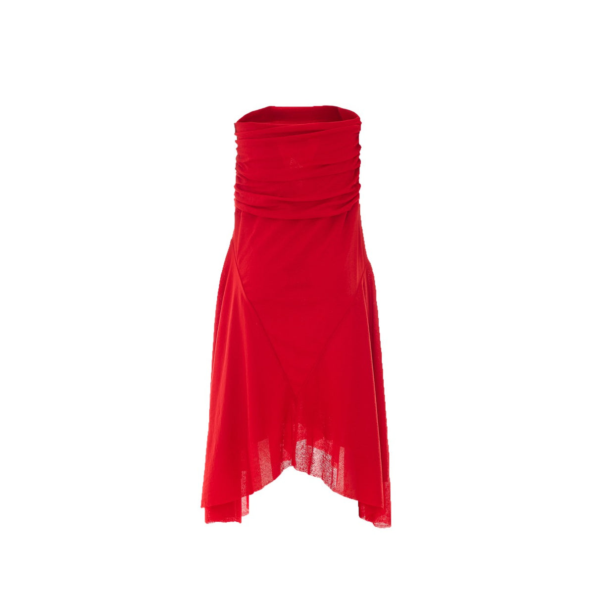 Ganni Women Marl Mesh Draped Skirt GANNI