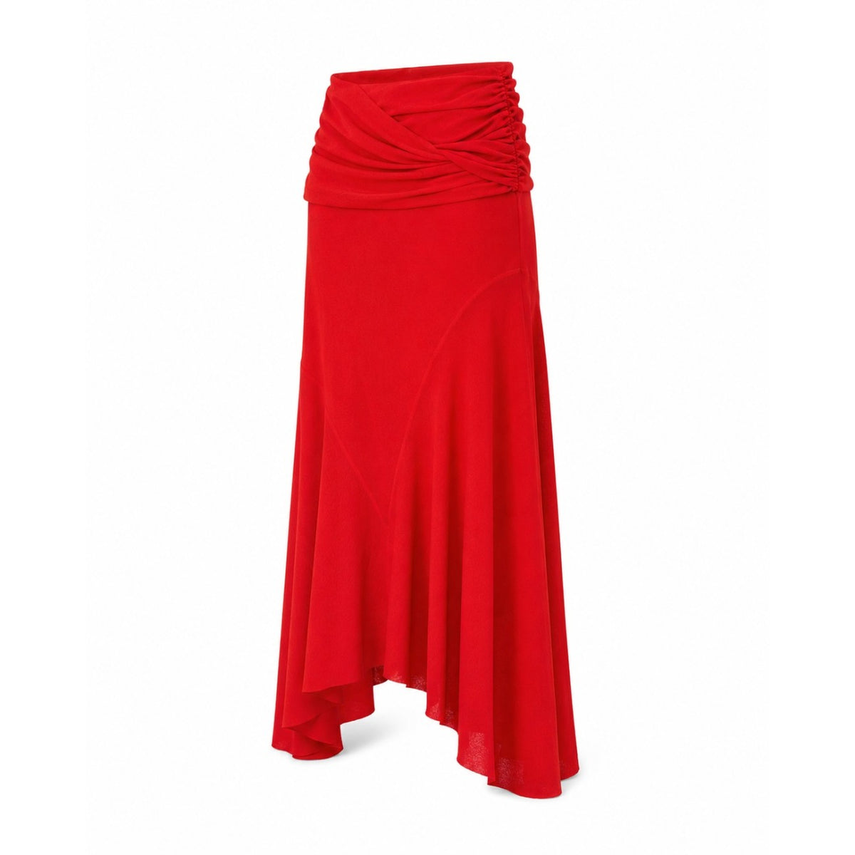 Ganni Women Marl Mesh Draped Skirt GANNI