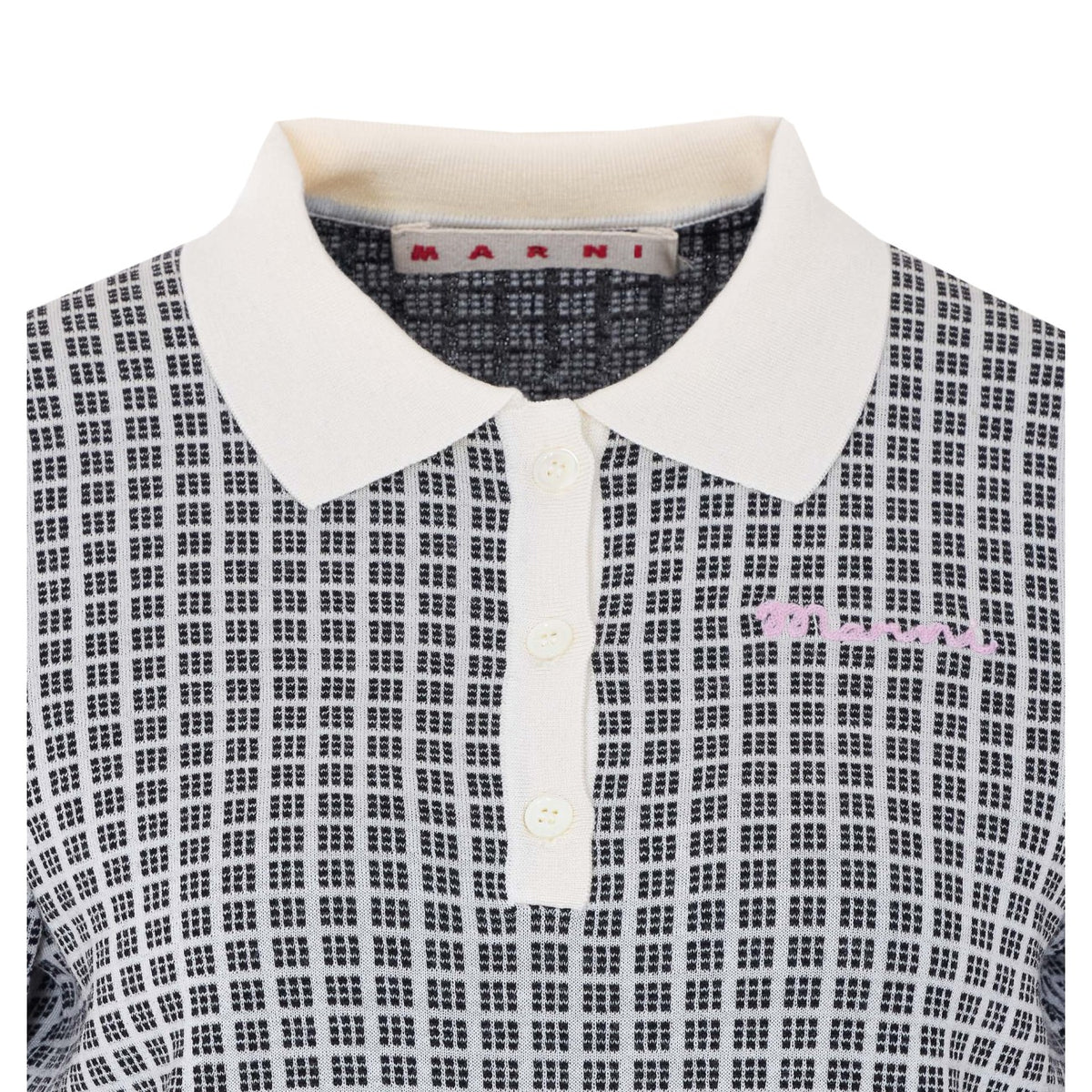 Marni Women Marni Logo Knitted Polo MARNI