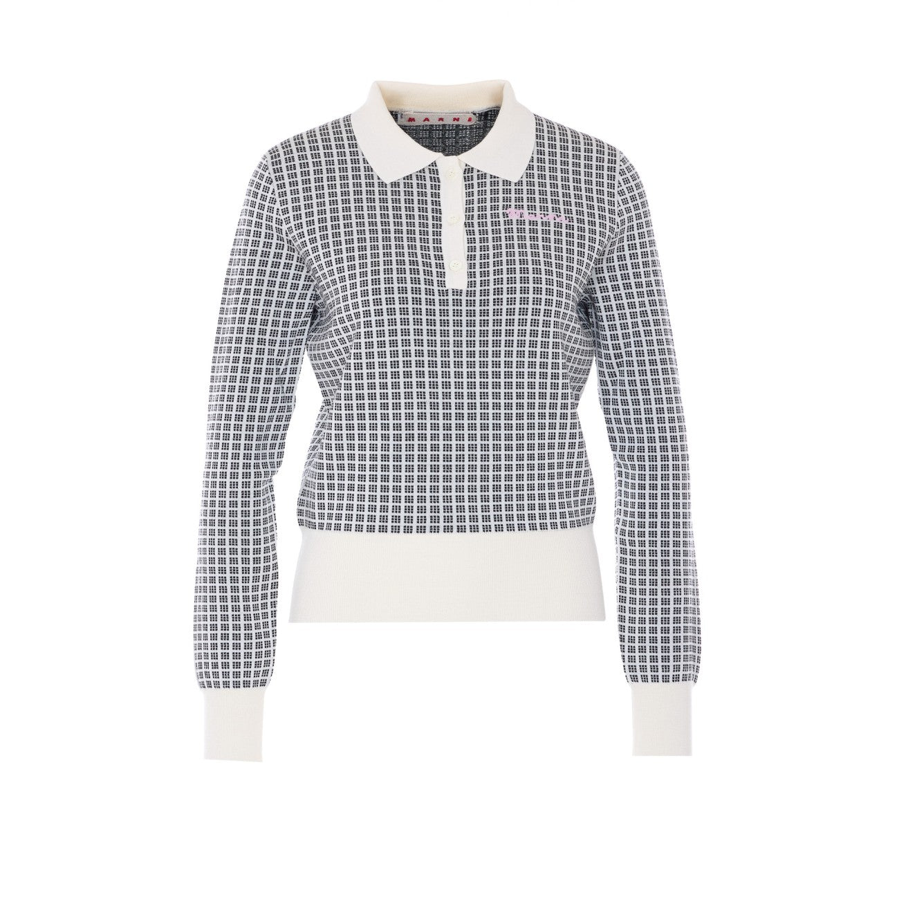 Marni Women Marni Logo Knitted Polo MARNI