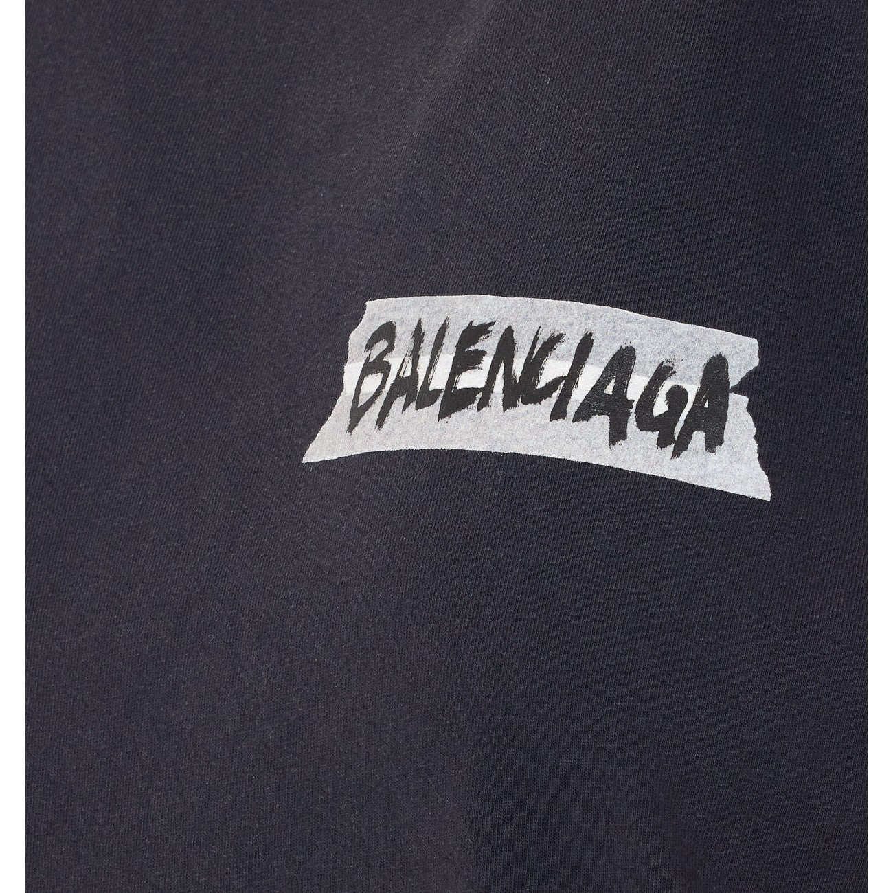 Balenciaga Women Masking Tape Medium Fit T-Shirt BALENCIAGA