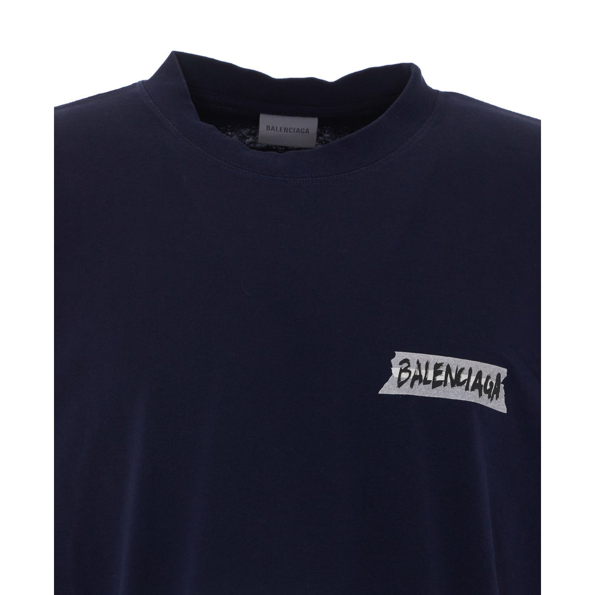 Balenciaga Men Masking Tape Medium Fit T-Shirt BALENCIAGA