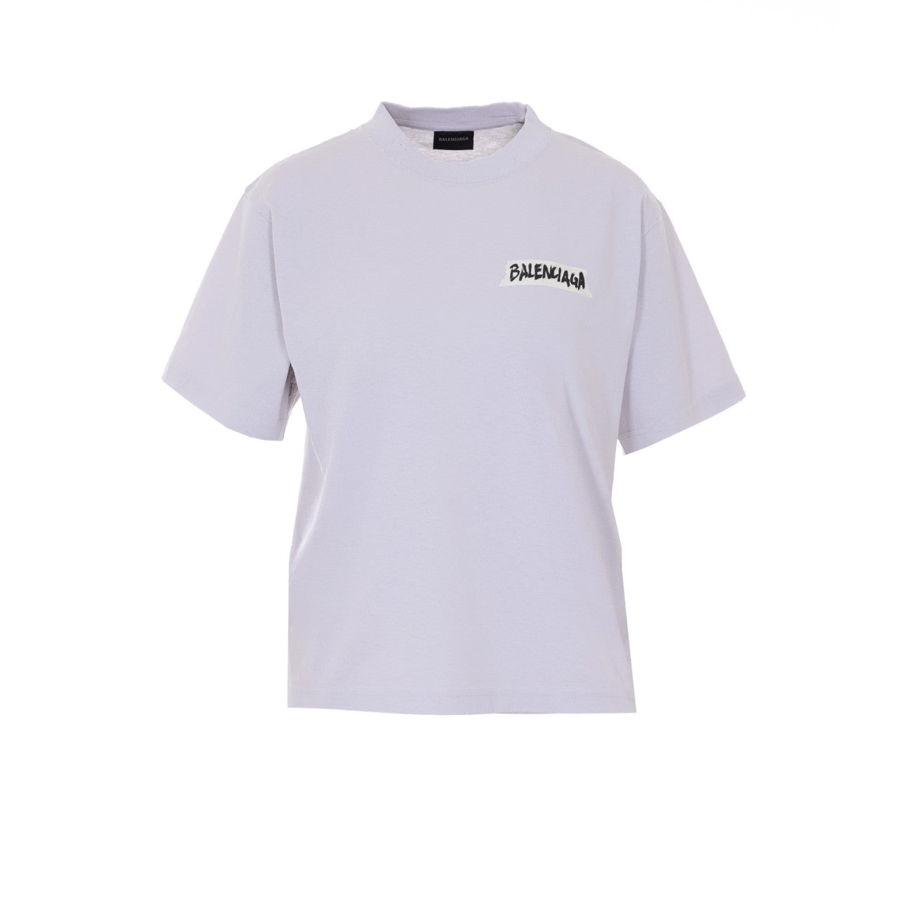 Balenciaga Women Masking Tape Medium Fit T-Shirt BALENCIAGA