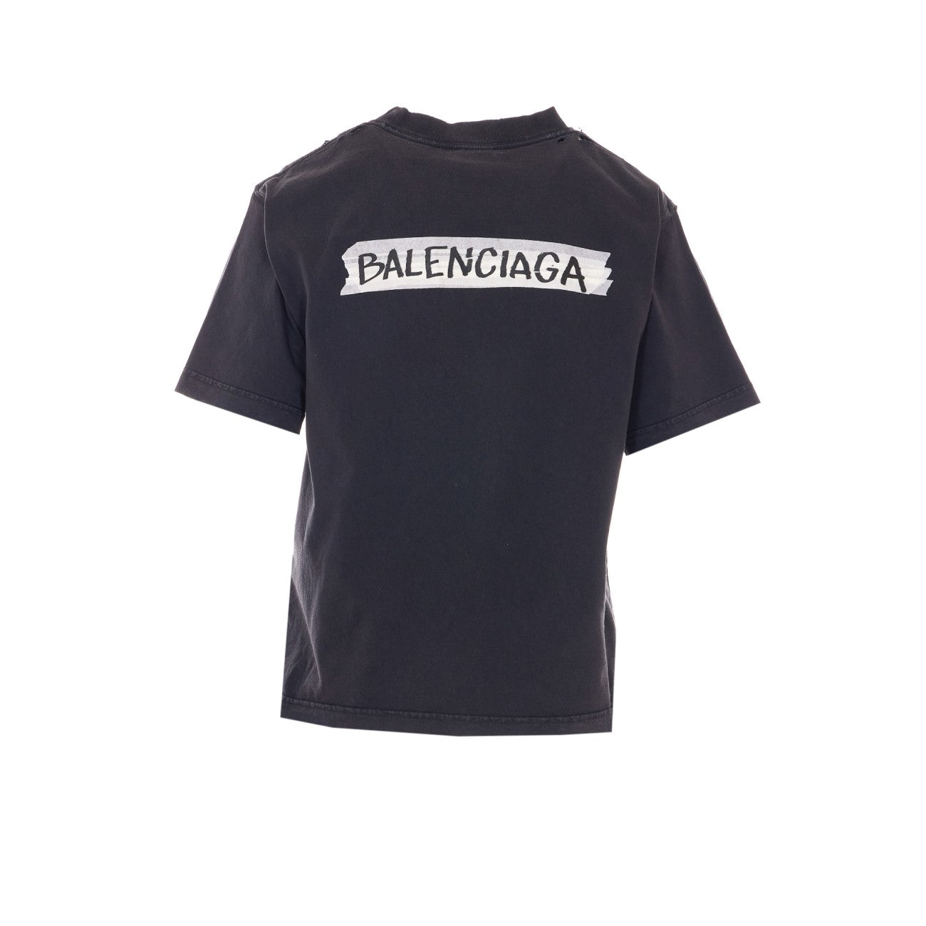 Balenciaga Women Masking Tape Medium Fit T-Shirt BALENCIAGA
