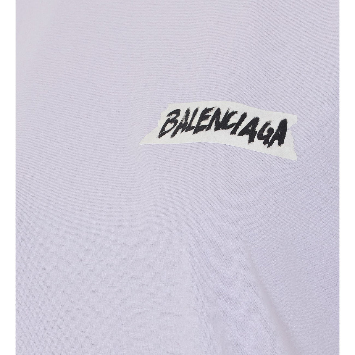 Balenciaga Women Masking Tape Medium Fit T-Shirt BALENCIAGA