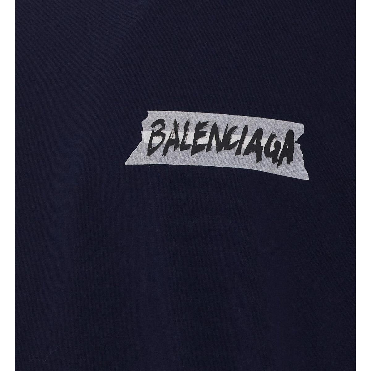 Balenciaga Men Masking Tape Medium Fit T-Shirt BALENCIAGA