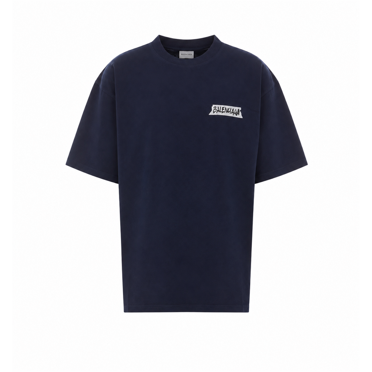 Balenciaga Men Masking Tape Medium Fit T-Shirt BALENCIAGA