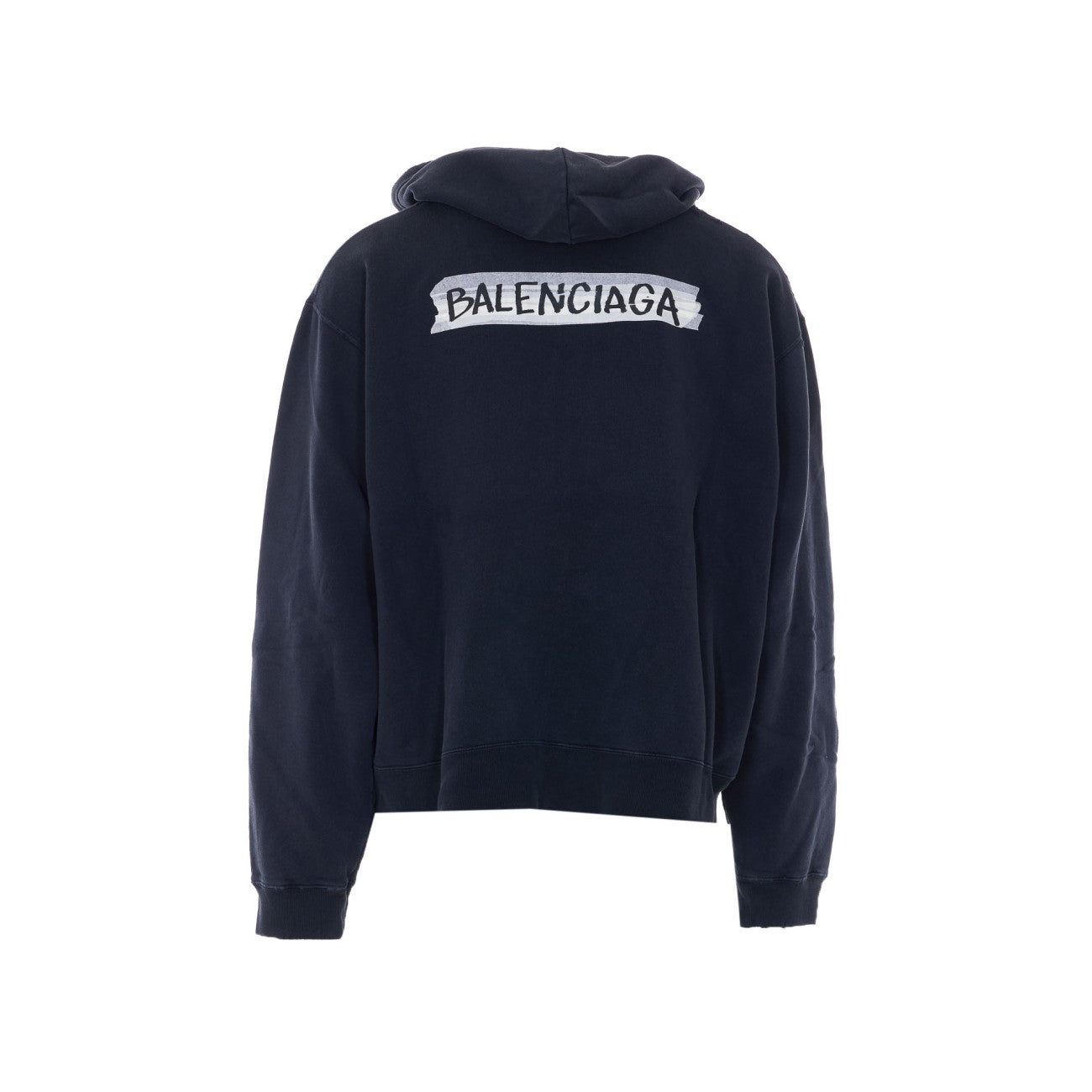 Balenciaga Men Masking Tape Oversized Hoodie BALENCIAGA
