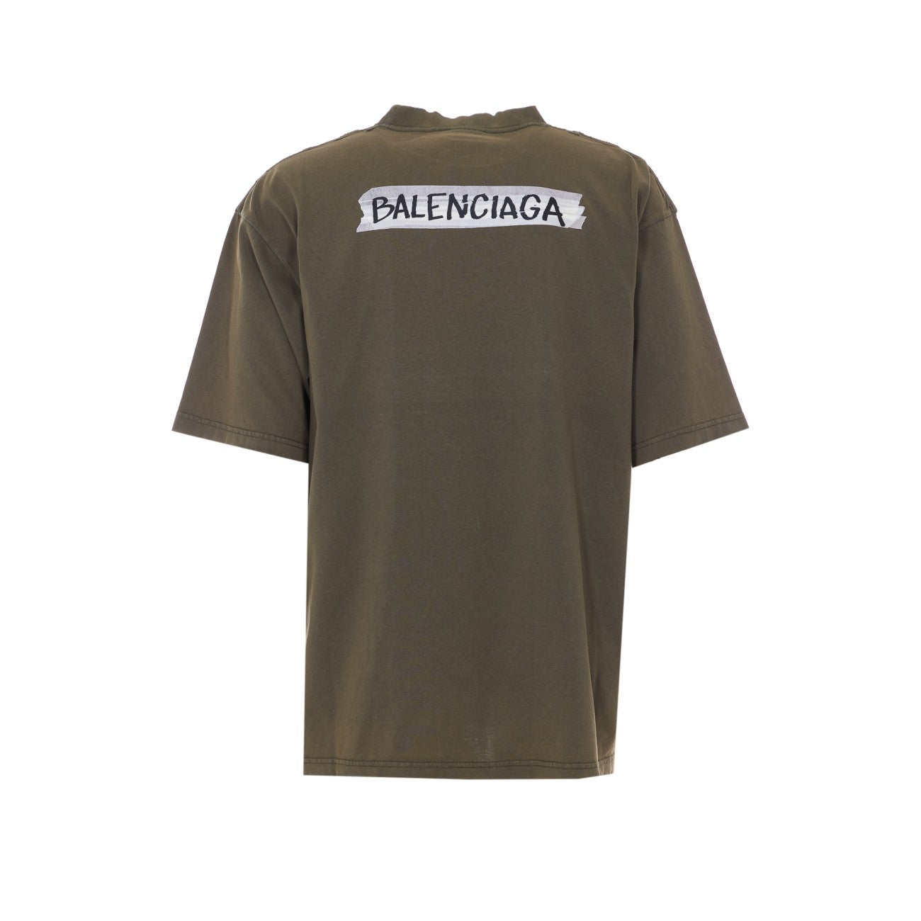 Balenciaga Men Masking Tape T-Shirt BALENCIAGA